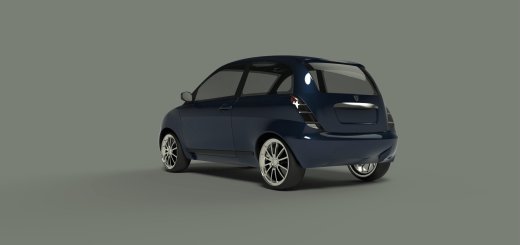 蓝旗亚Lancia Ypsilon轿车外壳模型3D图纸 Solidworks设计缩略图